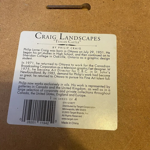 Tuscan Castle by Philip Craig Landscapes Gallery Wrapped Canvas Giclee Art Small - Picture 5 of 8